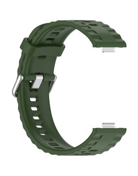 Tiera Huawei Watch Fit 4 silicone band green