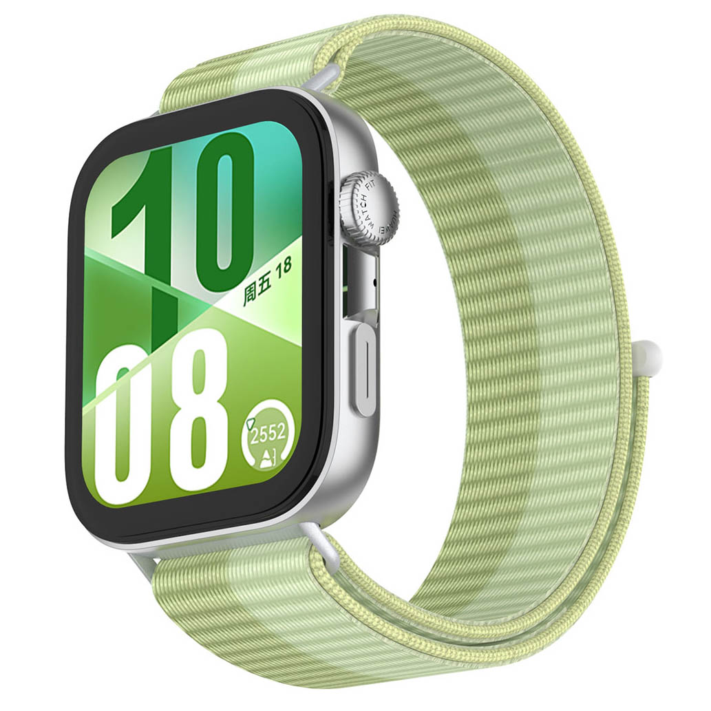 Tiera Huawei Watch Fit 4 nylon band green