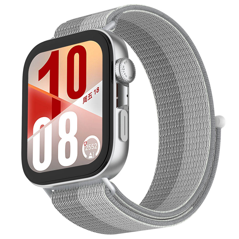Tiera Huawei Watch Fit 4 nylon band gray