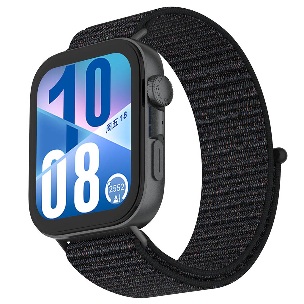 Tiera Huawei Watch Fit 4 nylon band black