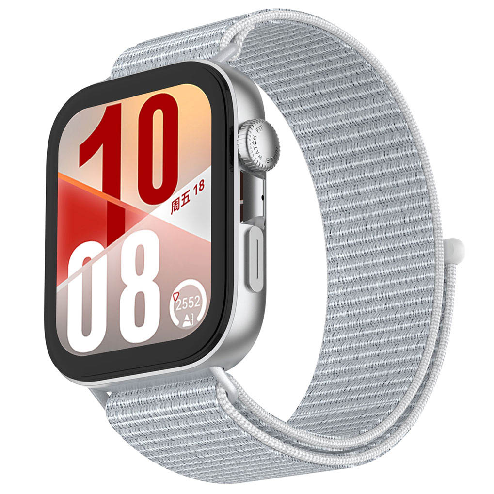 Tiera Huawei Watch Fit 4 nylon band white