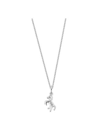 Lykken Symbols horse silver necklace 12 mm