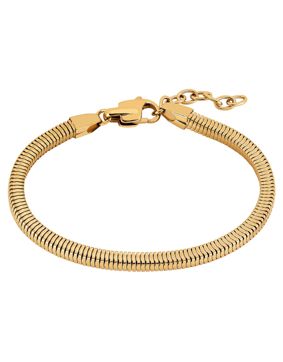 Lykken Trend goldplated steel bracelet 18+3cm