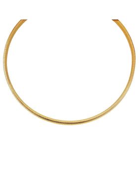 Lykken Trend goldplated steel necklace 50+3cm
