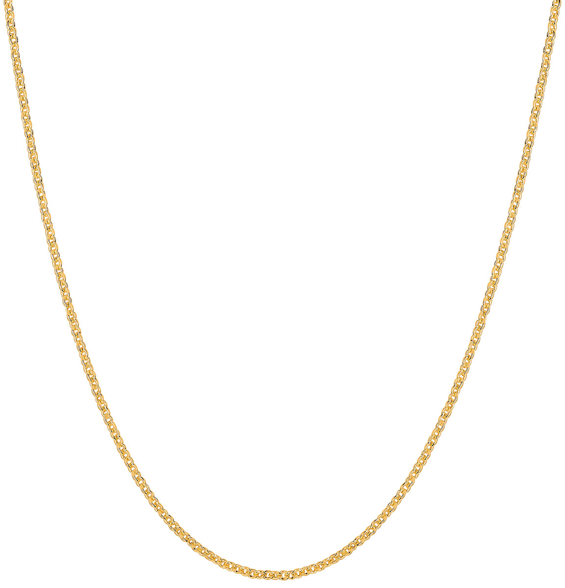 Lykka Basics anchor chain gold plated 1.2 mm 