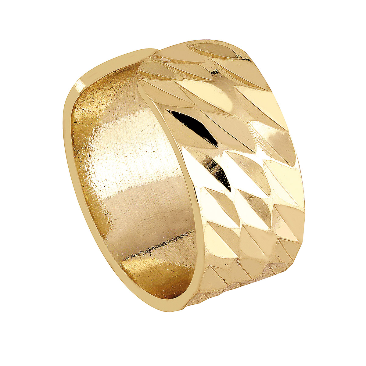 Lykka Casuals gold-plated ear cuff 10mm