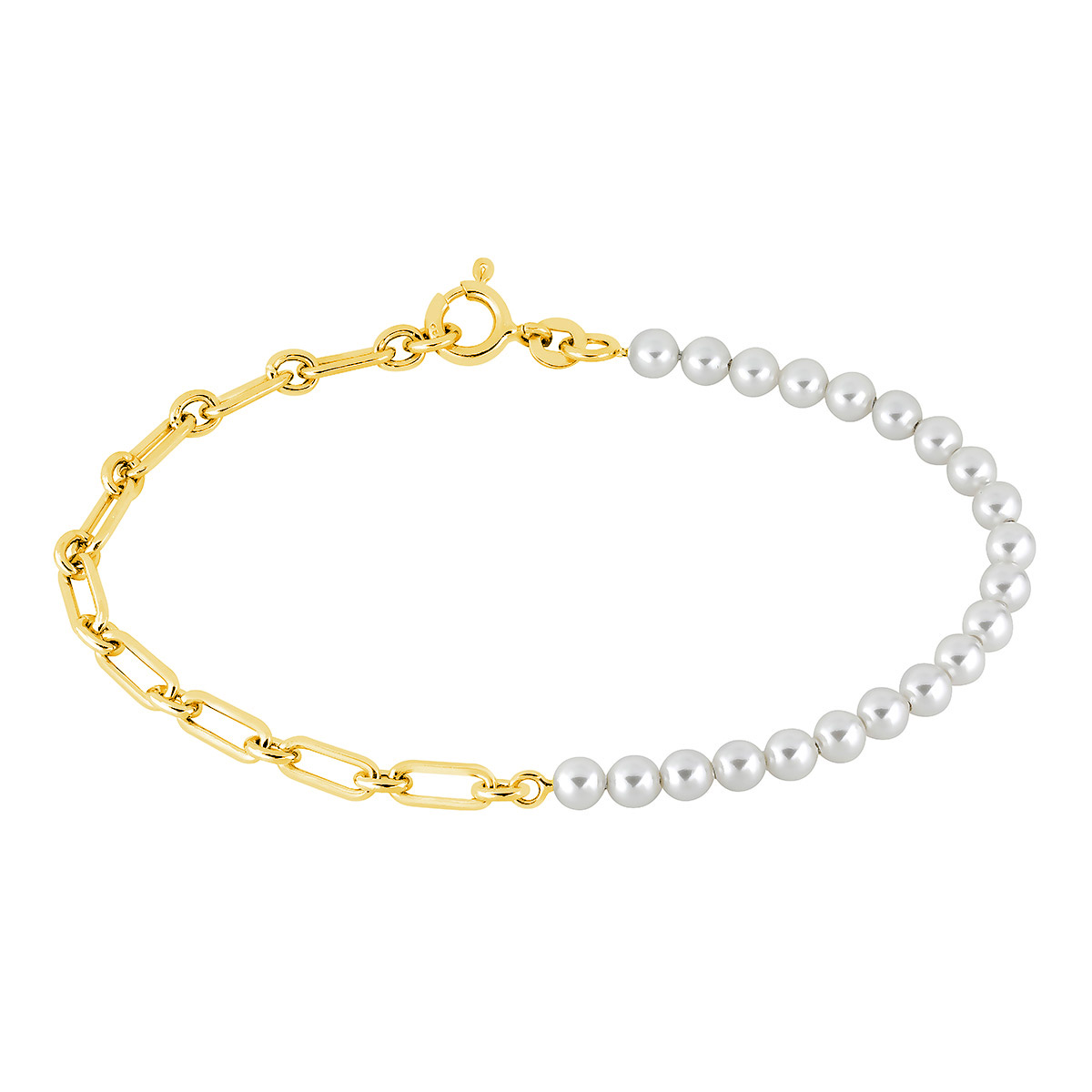 Lykka Pearls gold-plated pearl bracelet 19cm