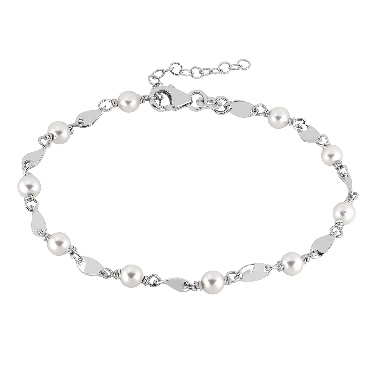 Lykka Casuals silver bracelet 19cm