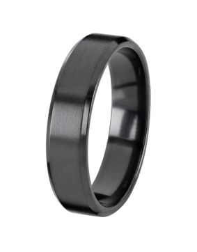 Kohinoor Duetto Black Mist 5 mm zirconium ring 006-095