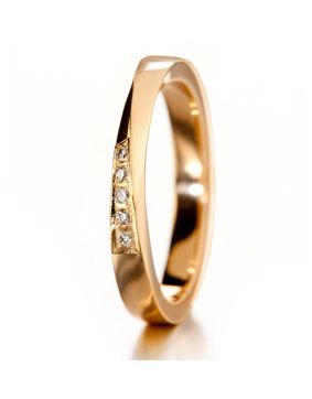 Lumoava Oath diamond ring yellow gold 723090000