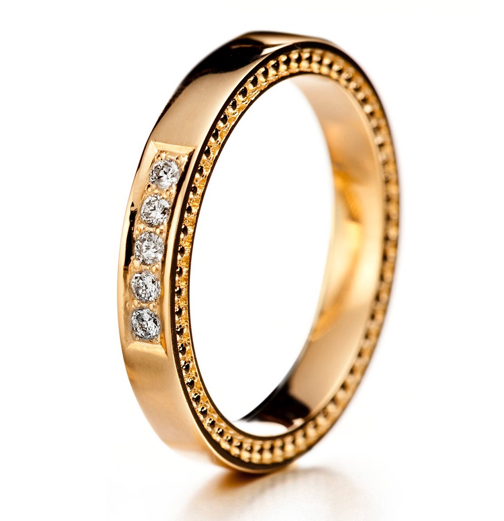 Lumoava I Do diamond ring yellow gold 723390000