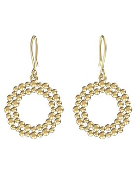 Ritva-Liisa Pohjalainen Ystävät gold earrings 54 241 00 000