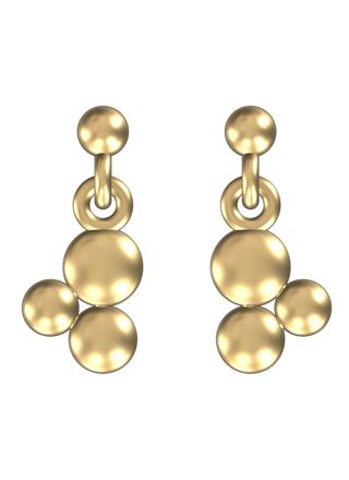Ritva-Liisa Pohjalainen Ystävät gold earrings 53 241 00 000