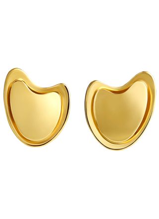 Ritva-Liisa Pohjalainen Lumme gold earrings small 53 587 00 00