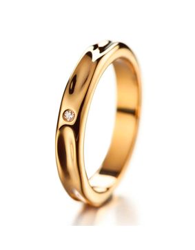 Lumoava Honey diamond ring yellow gold 724990000