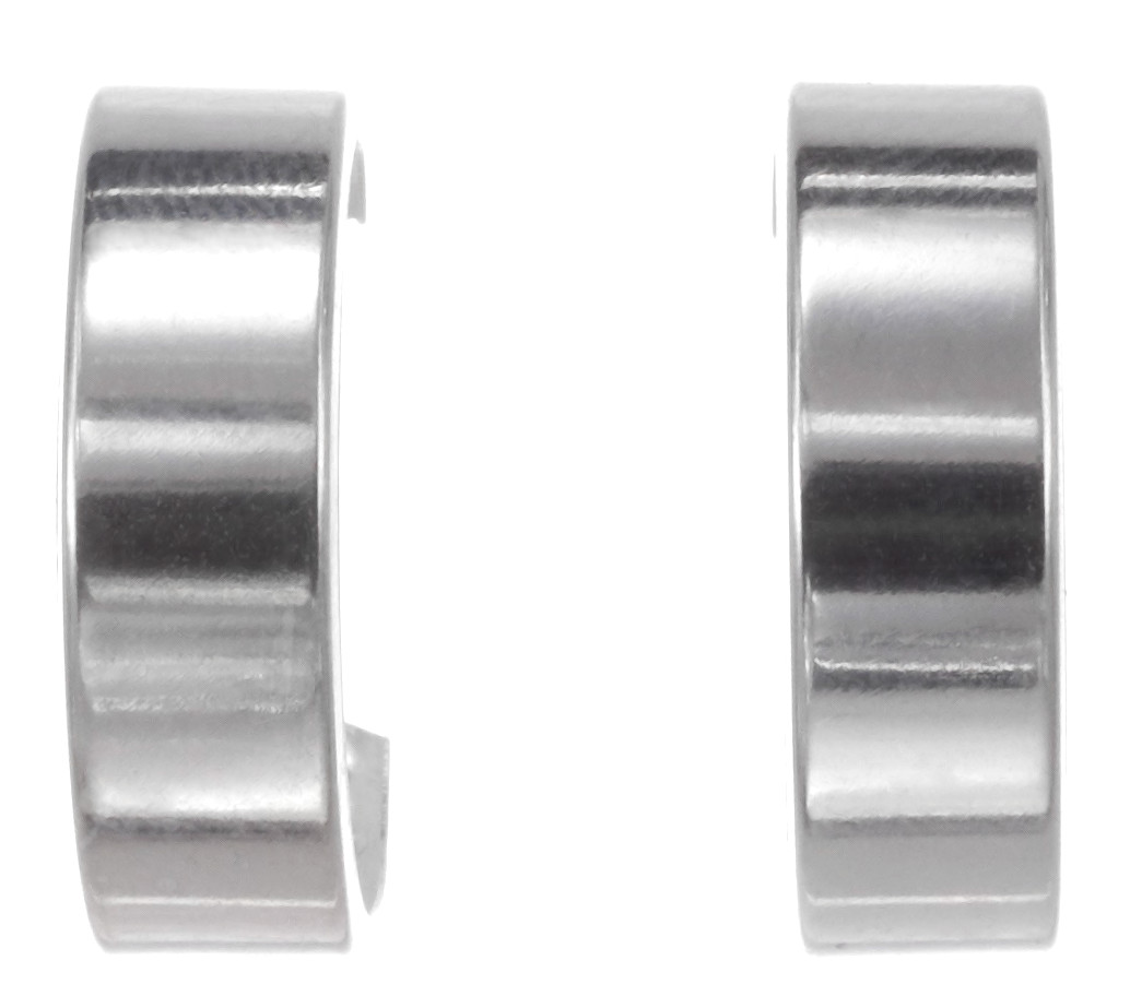 Silver Bar hoops 4-20 4156