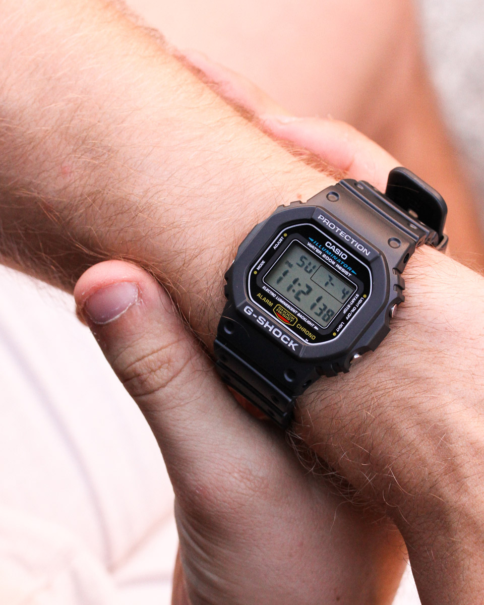 Casio G-Shock Black - DW-5600E-1VER