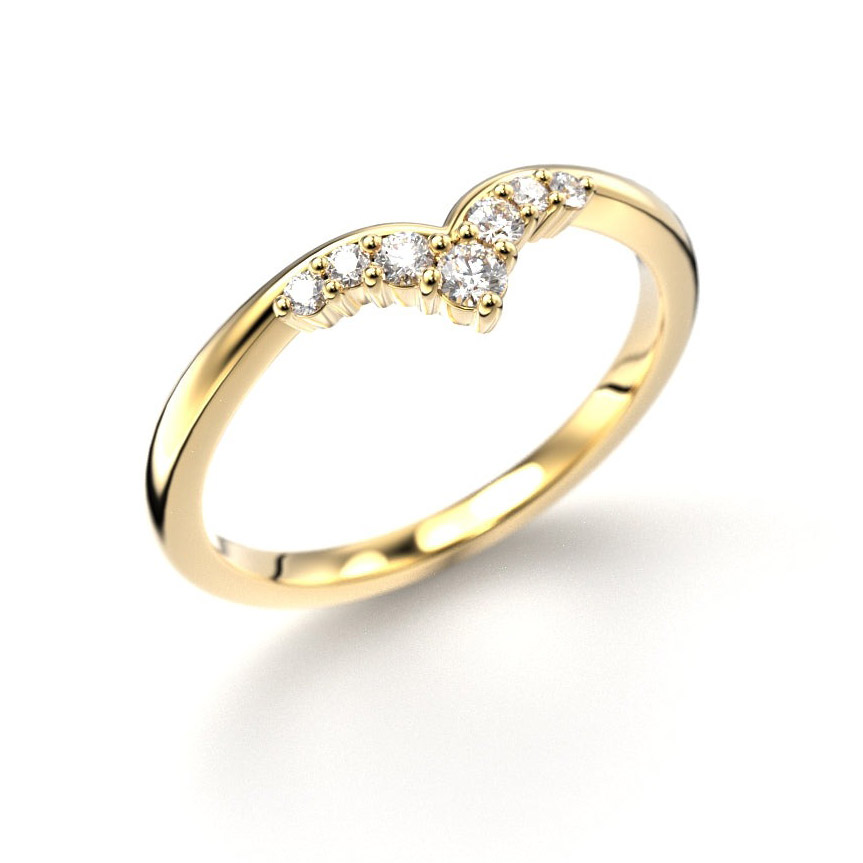 Festive Lilja Side 0.11 ct diamond ring 14-732-011-KK-HSI1