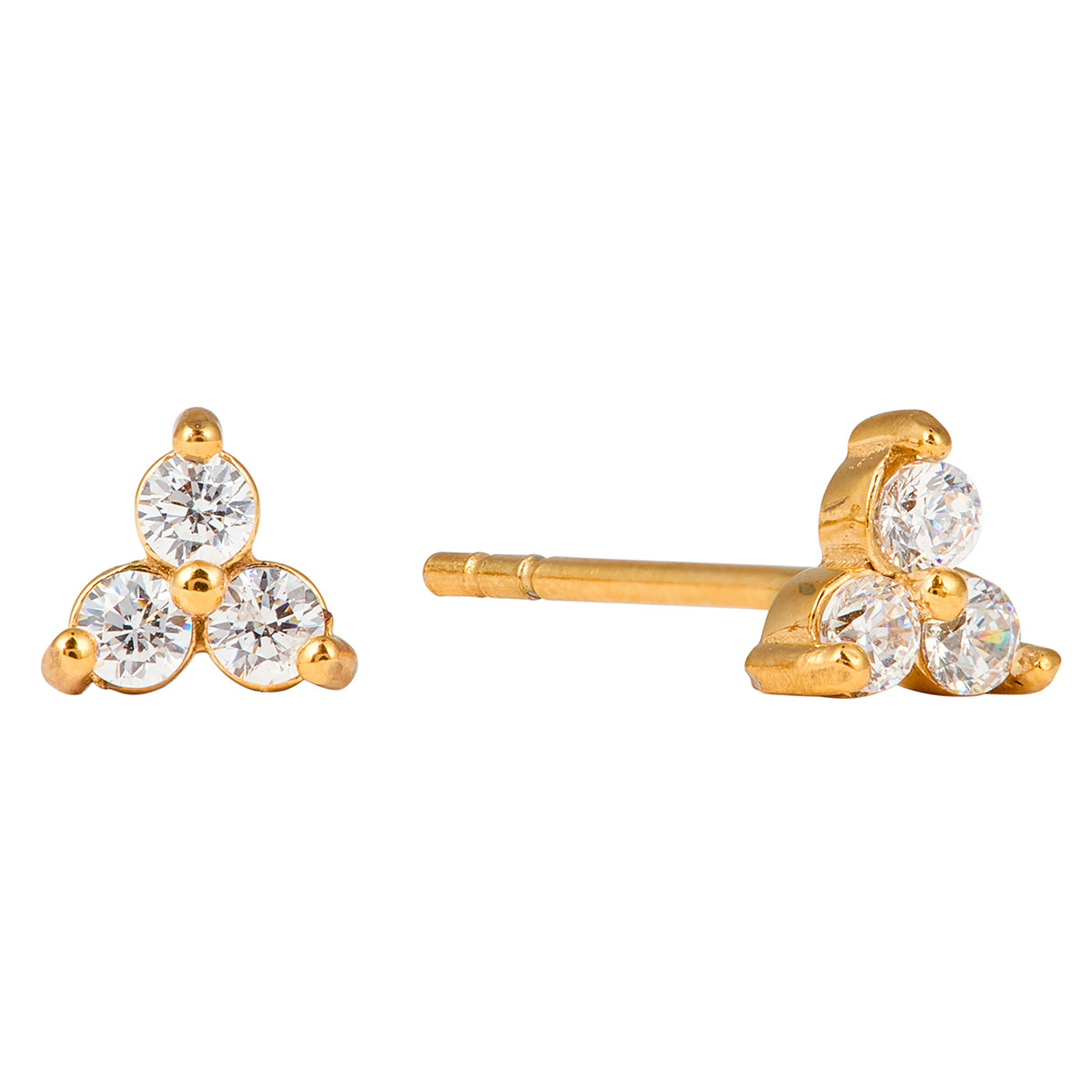 Mockberg x Kenza Noor golden earrings MB1715