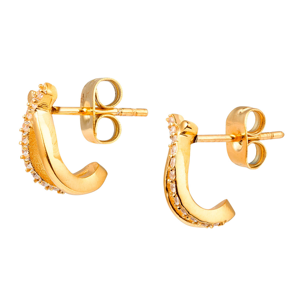 Mockberg x Kenza Ines golden earrings MB1717
