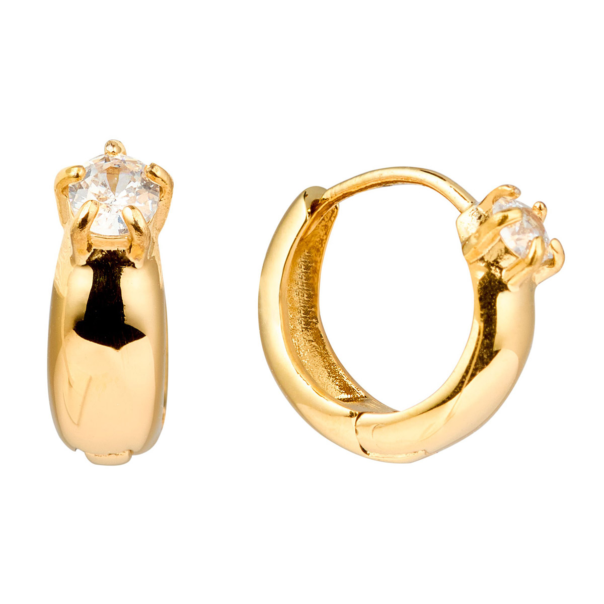 Mockberg x Kenza Soleil golden earrings MB1719