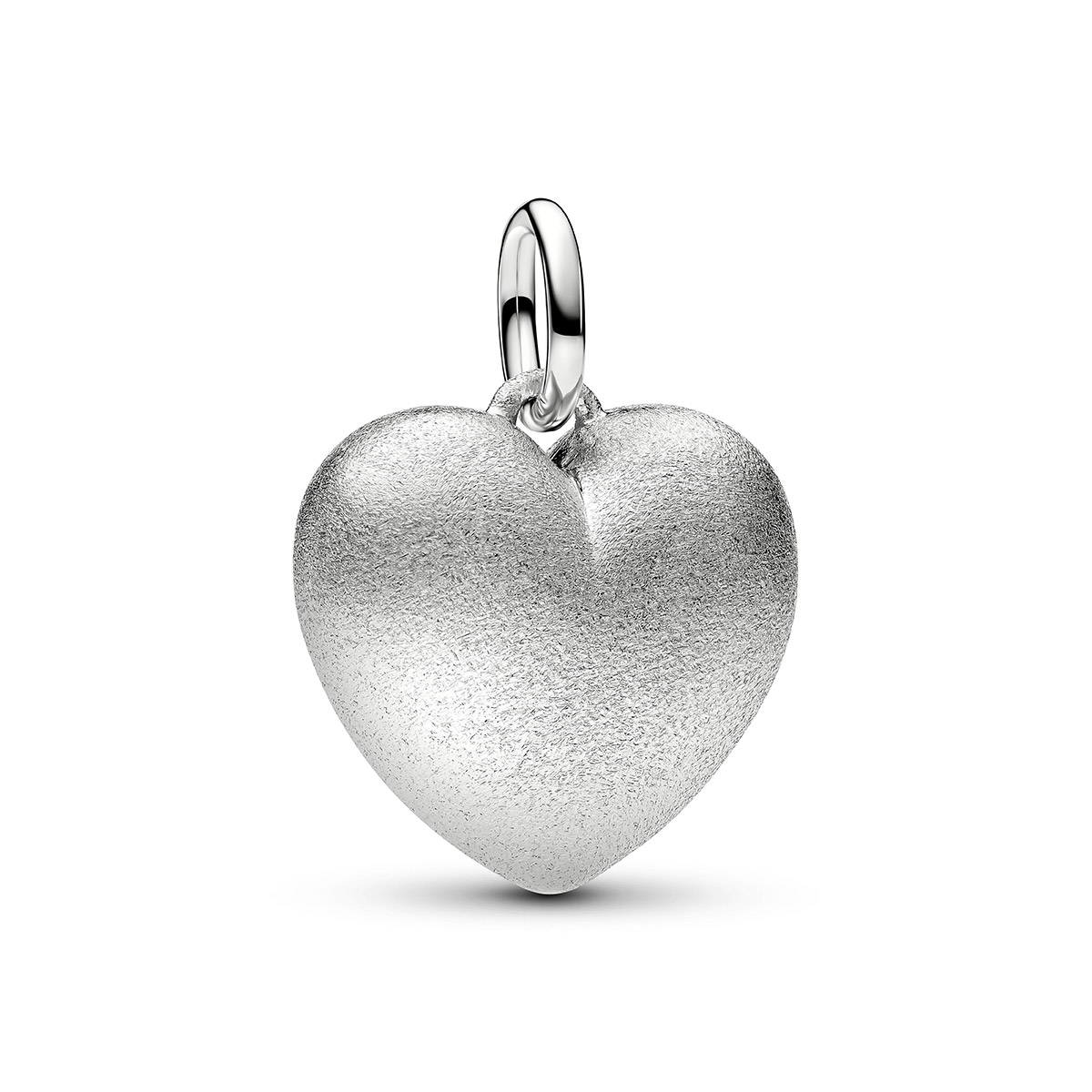 Pandora Moments Matte Puffy Heart Dangle Charm 734908C00