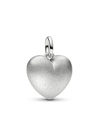 Pandora Moments Matte Puffy Heart Dangle Charm 734908C00