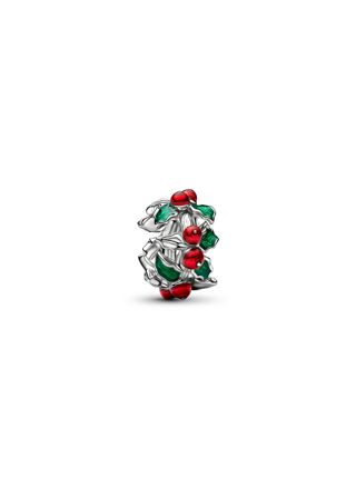 Pandora Moments Christmas Holly Charm 734974C01