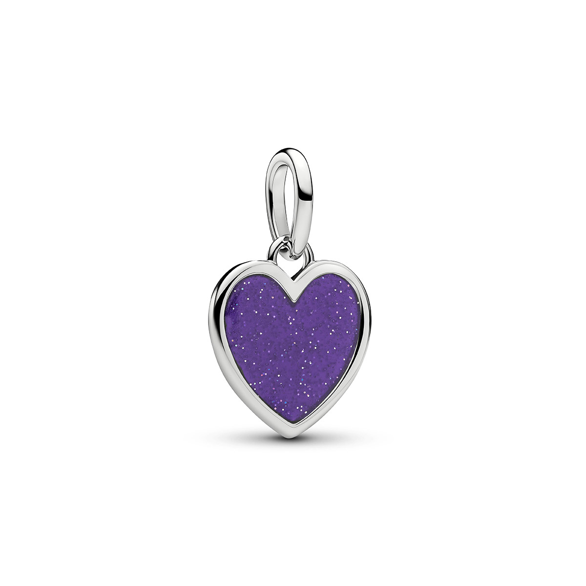 Pandora Moments Engravable Purple Heart Charm 735088C02