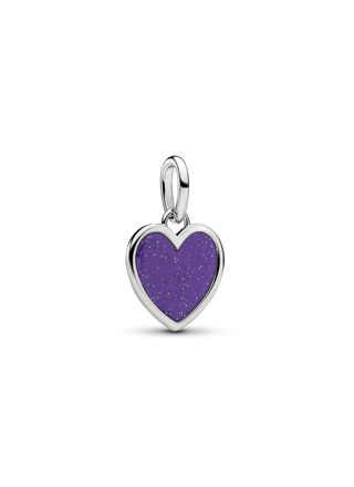 Pandora Moments Engravable Purple Heart Charm 735088C02