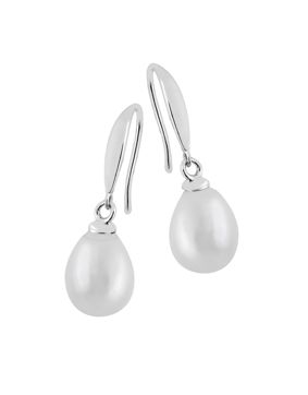 Lykken Pearls drop pearl earrings 7-8mm