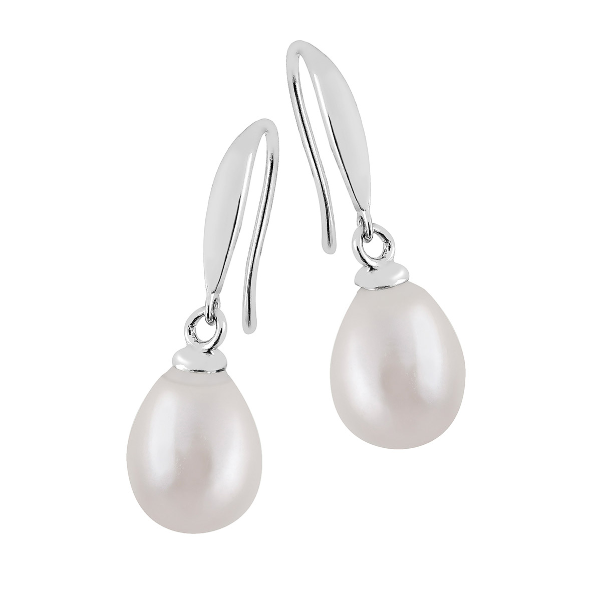 Lykken Pearls pink drop pearl earrings 7-8mm