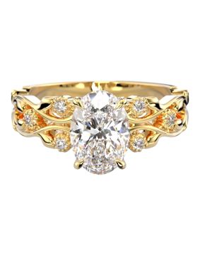Festive Feeniks Twin Oval 1.06ct diamond ring 752-106-KK