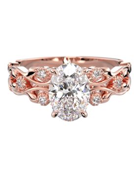 Festive Feeniks Twin Oval 1.06ct diamond ring 752-106-PK