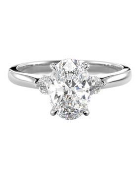 Festive Megan Oval 1.14 ct diamond ring 753-1VK