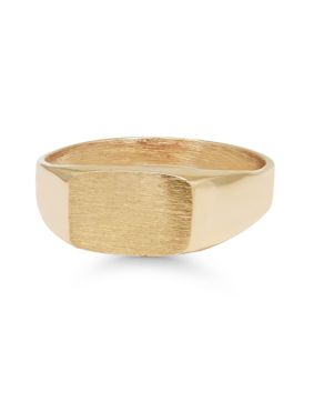 Gold babtism ring 76