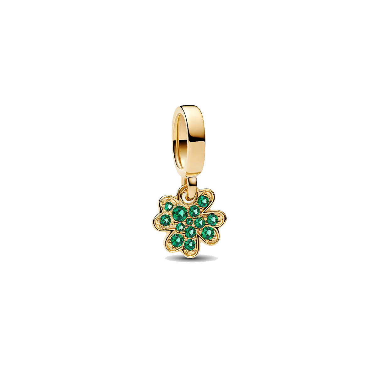 Pandora Moments gold-plated four-leaf clover charm 762751C01