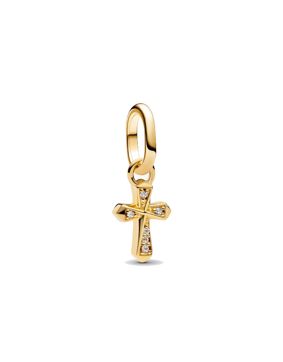 Pandora ME sparkling cross mini dangle charm 763044C01