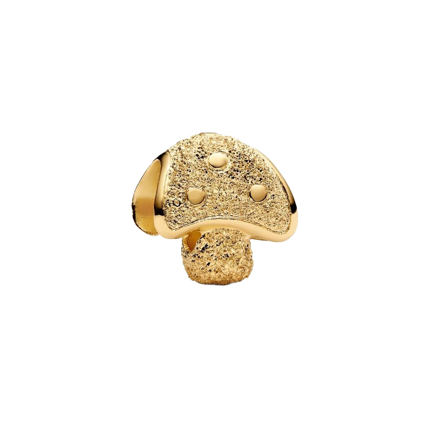 Pandora Moments gold-plated mini charm mushroom 764048C00