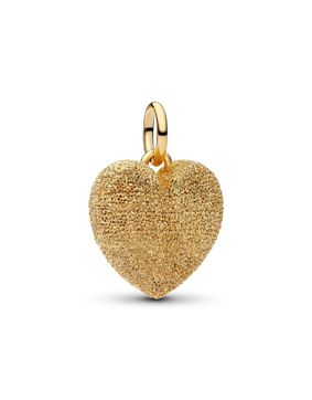 Pandora Moments Textured Puffy Heart Dangle Charm 765073C00