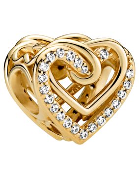 Pandora charm Sparkling Entwined Hearts 769270C01