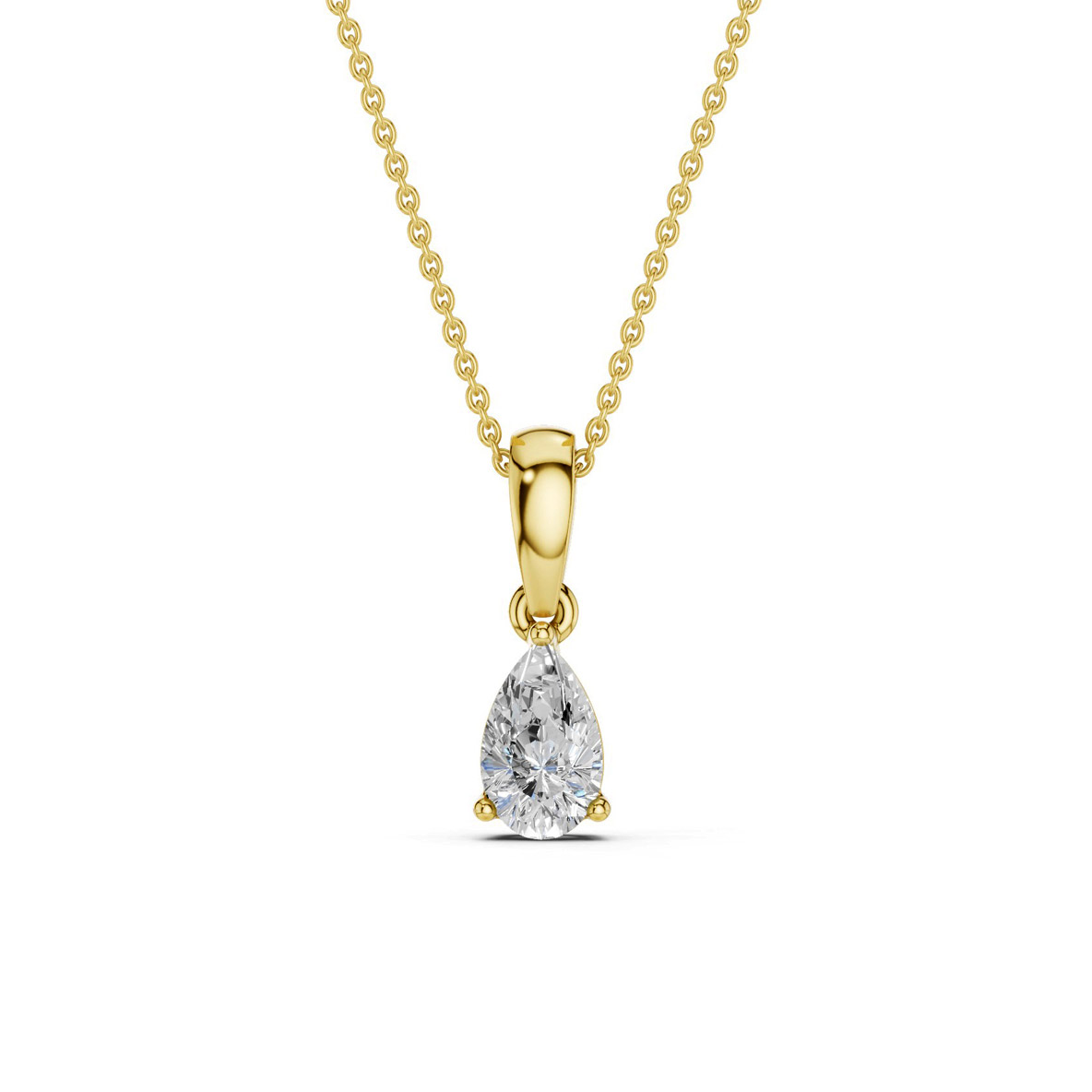 Midem Oslo diamond pendant 0.25ct gold