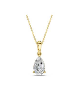 Midem Oslo diamond pendant 0.75ct gold