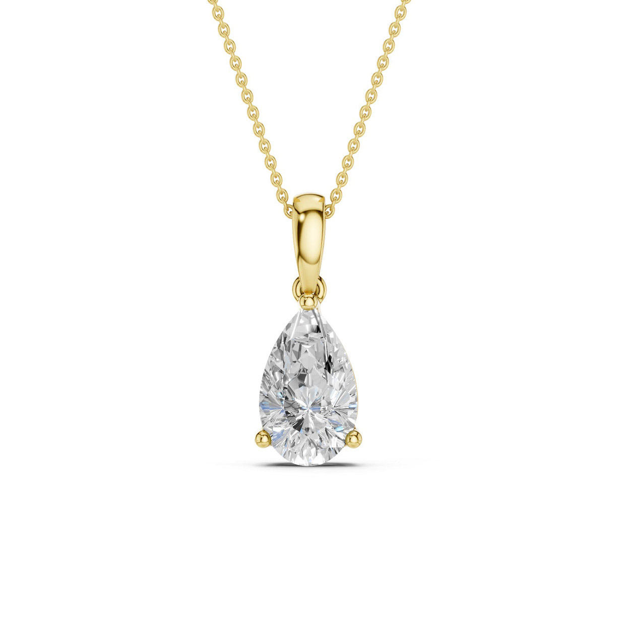 Midem Oslo diamond pendant 1.00ct gold