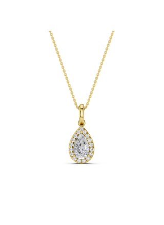 Midem Amsterdam diamond pendant 0.50ct gold