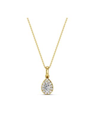 Midem Amsterdam diamond pendant 0.25ct gold