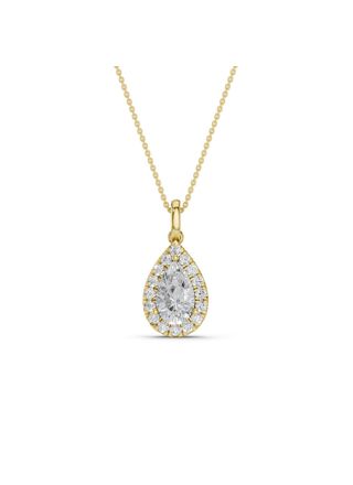 Midem Amsterdam diamond pendant 1.00ct gold