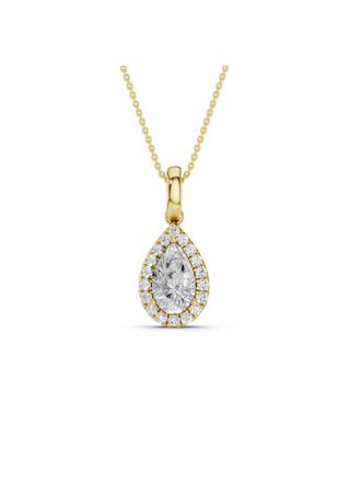 Midem Amsterdam diamond pendant 0.75ct gold