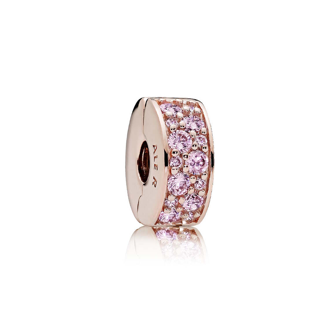 Pandora 781817PCZ Pink Shining Elegance Rose clip