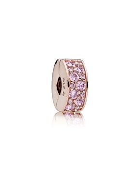 Pandora 781817PCZ Pink Shining Elegance Rose clip